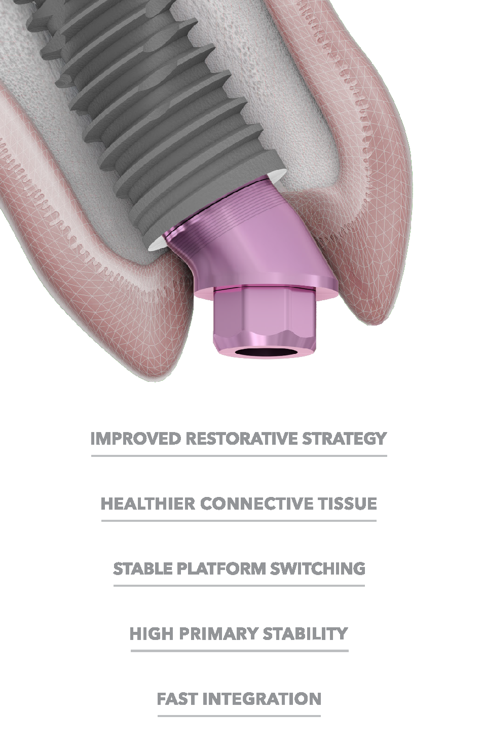 It has been introduced as a reduced invasive prosthetic protocol to minimize soft and hard tissue trauma.<br/>  This therapy is based on delivering the final prosthetic abutment right after an immediate implantation procedure, which will never be unscrewed again.<br/>  The protocol aims to protect hard and soft tissues by minimizing the number of prosthetic component replacement events, as these frequent abutment exchanges disrupt the surrounding peri-implant mucosal barrier, causing microtrauma in this area and marginal bone loss.