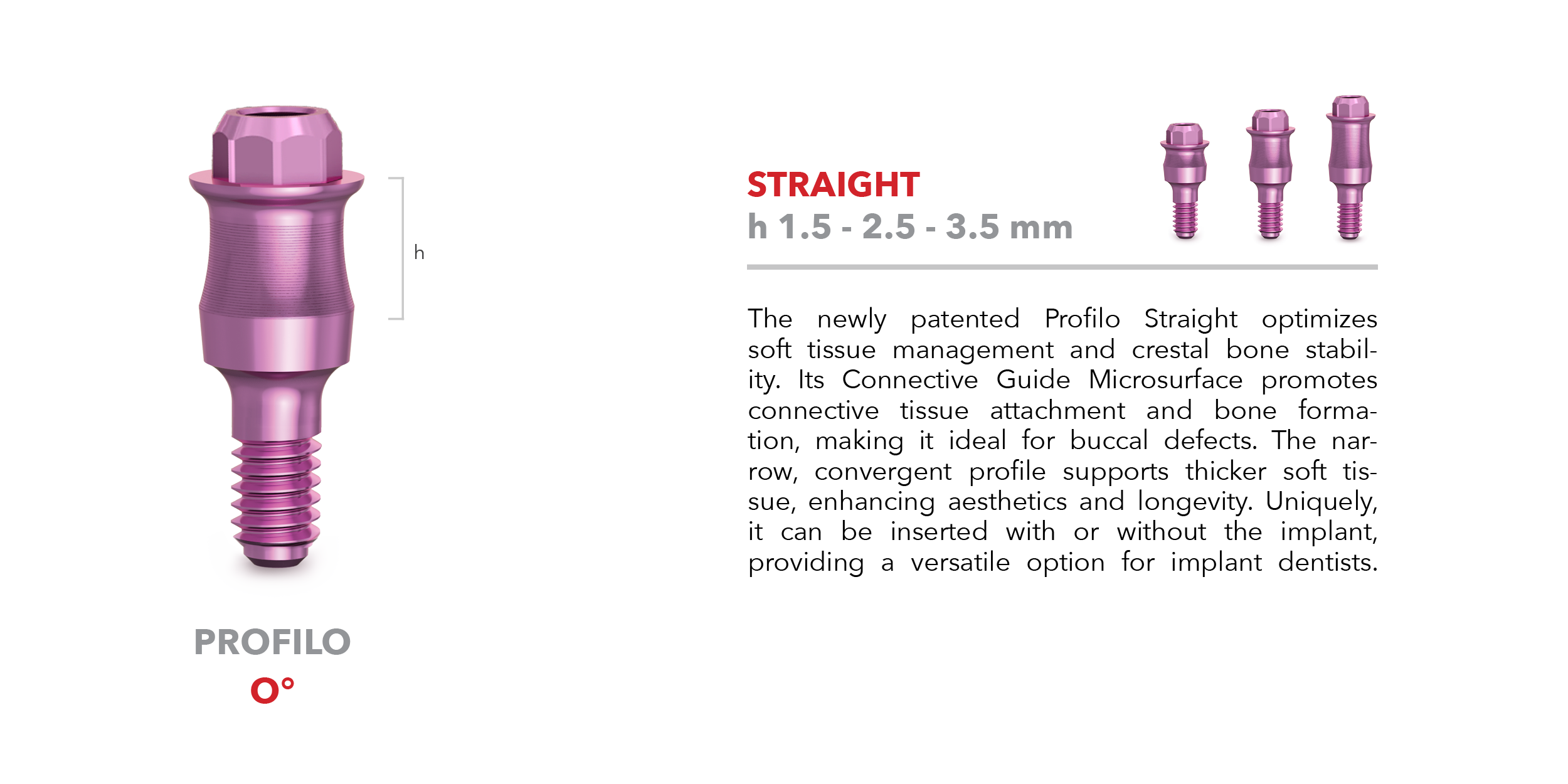 Profilo abutment - Straight