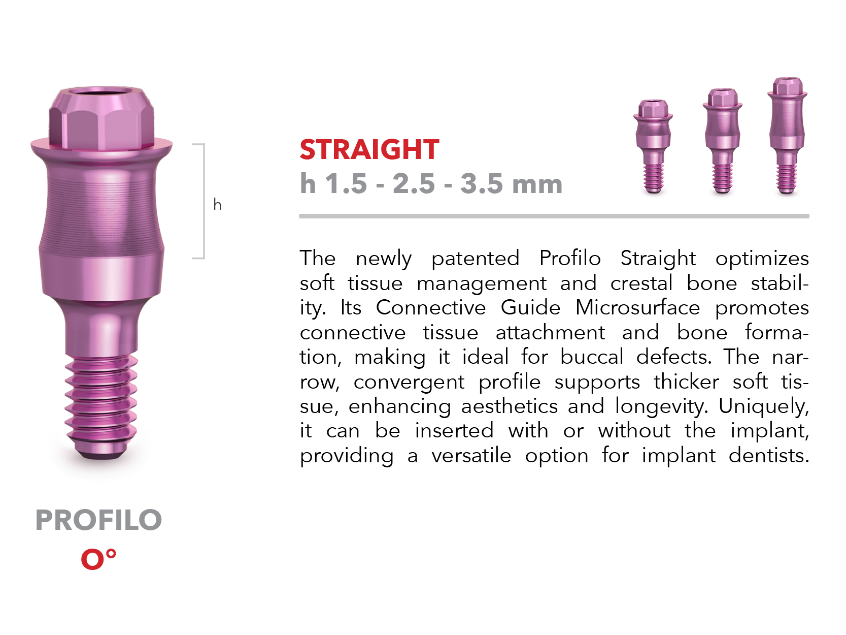 Profilo abutment - Straight